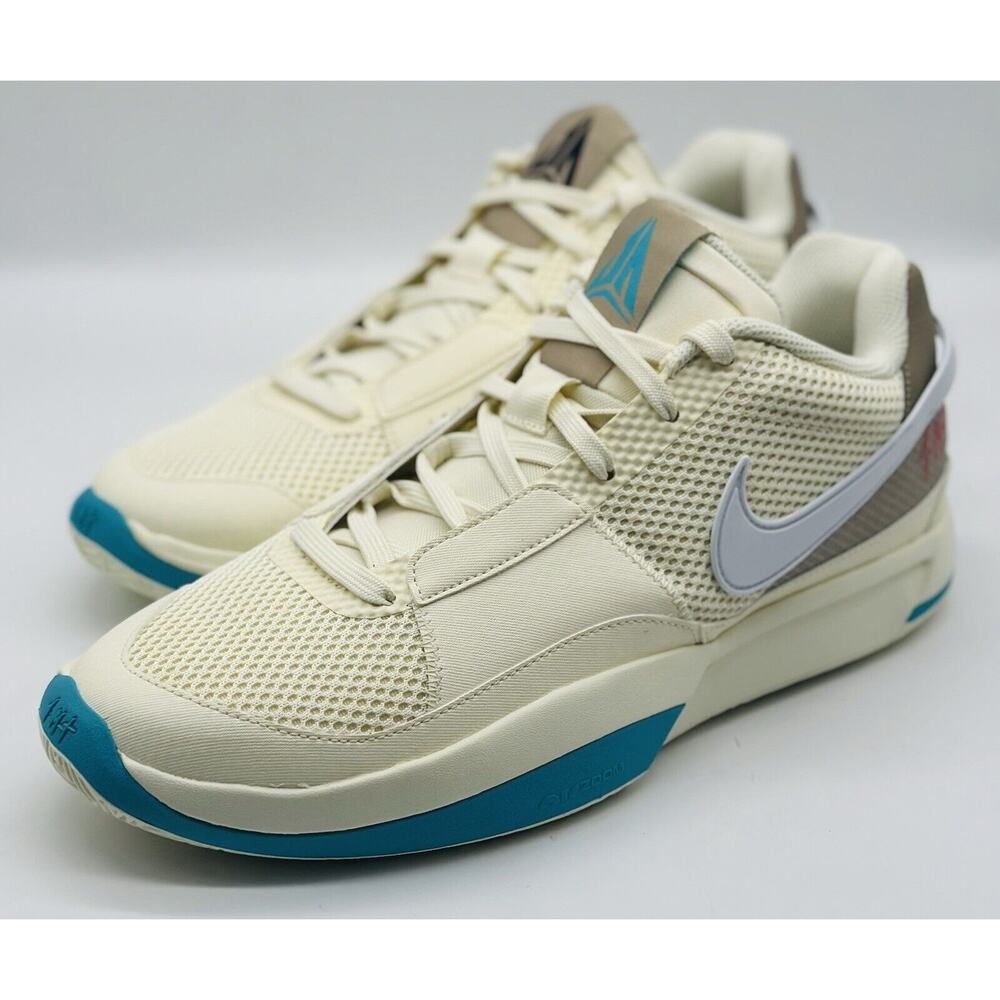 NEW Nike JA 1 "Vacation" Coconut Milk Black Khaki DR8785-102 Men's Size Multi